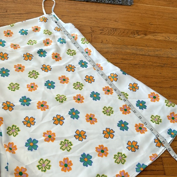 NWT Cotton On Santorini Floral Cowl Neck Mini Dress Size Small - Picture 6 of 11